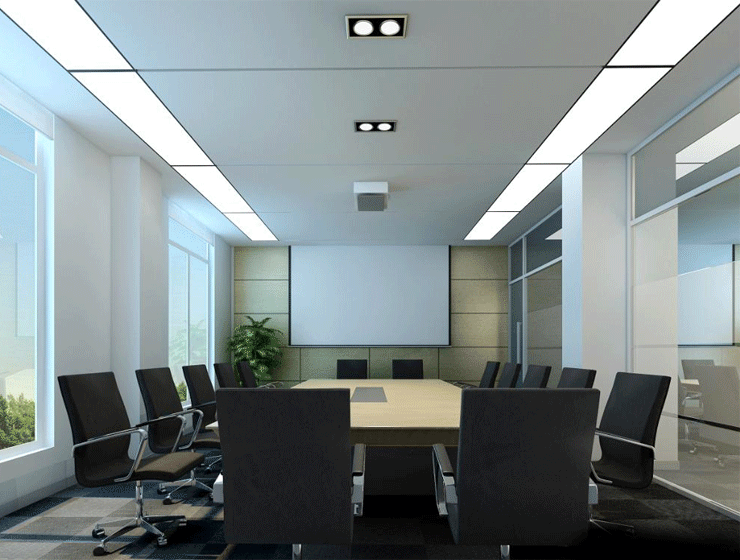 辦公室霧化玻璃應用